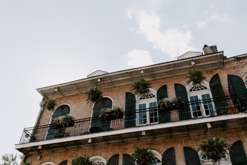 Architecture in the French Quarter of New Orleans 
